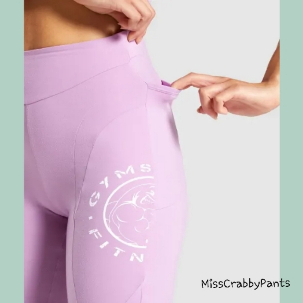 NEW ITEM. GYMSHARK LEGACY FITNESS PANEL LEGGINGS - Picture 6 of 6